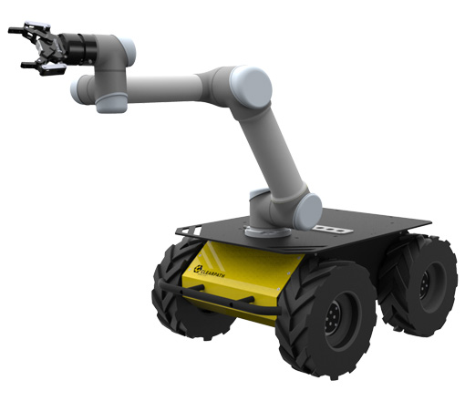 The Clearpath Husky base allows robotics engineers to create a custom robot for their specific use case.