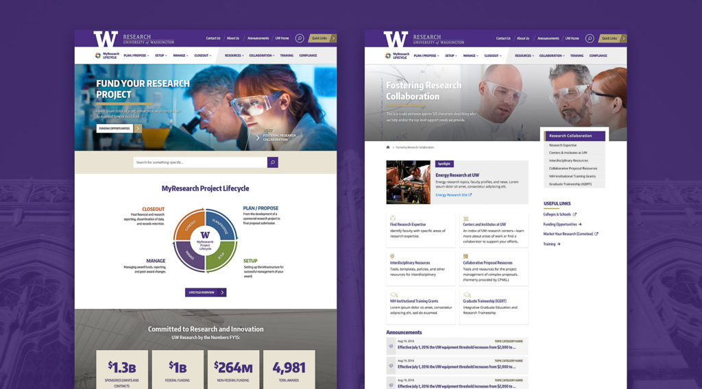 An Optimized Academic Research Portal University Of Washington Office ...